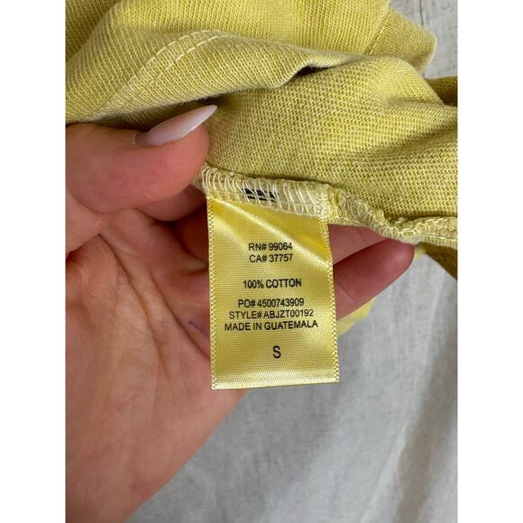 Billabong Stoked Yellow Graphic T-Shirt Size Small - Picture 5 of 7